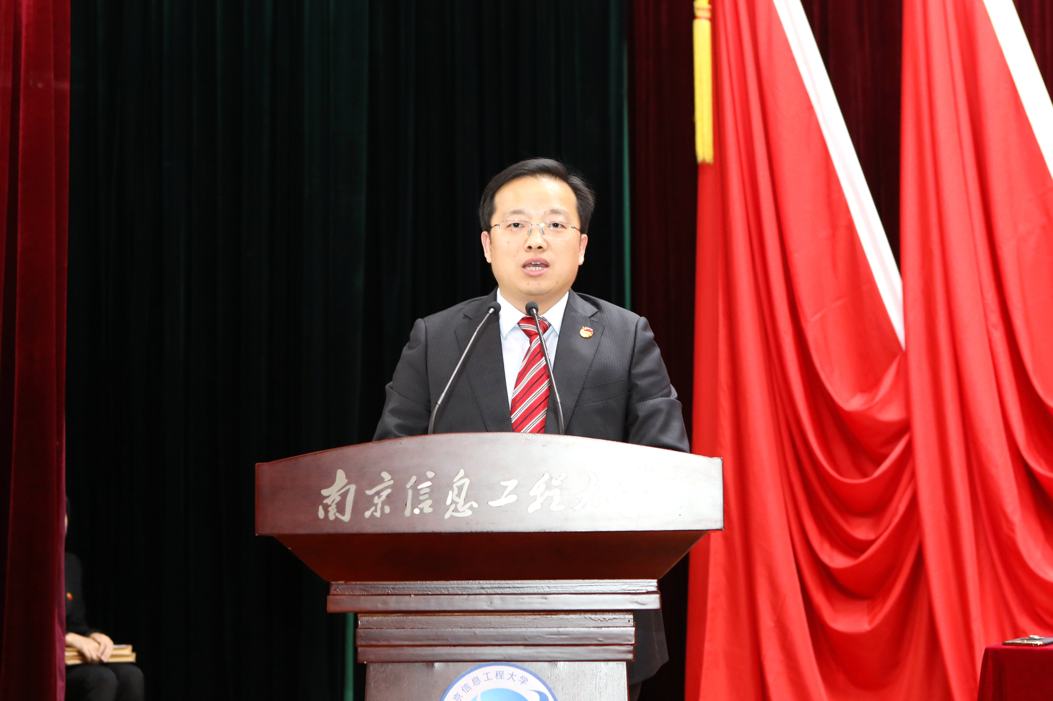 共青团江苏省委副书记司勇作讲话