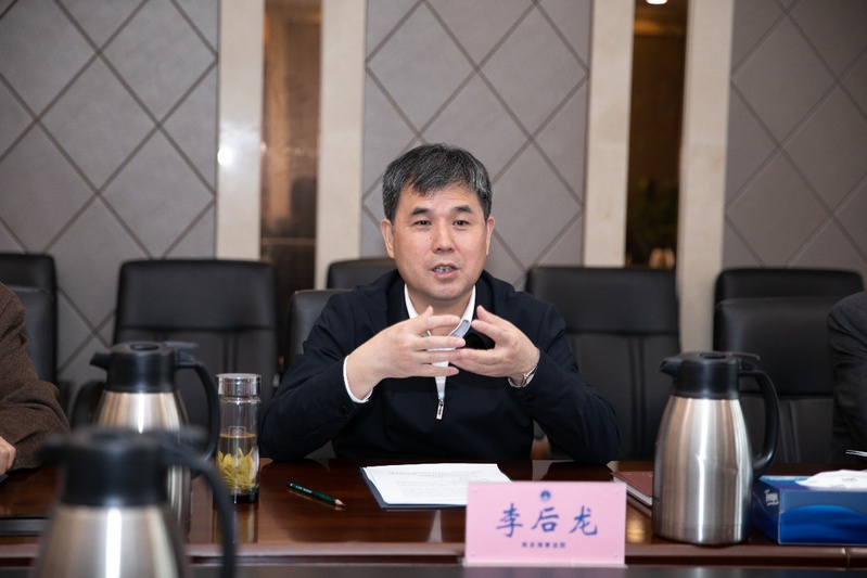 李后龙院长讲话陈俊院长介绍课题选题情况双方与会人员座谈